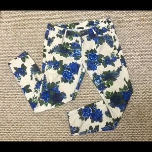 Metaphor  Fancy Floral Skinny Jeans SZ 12
